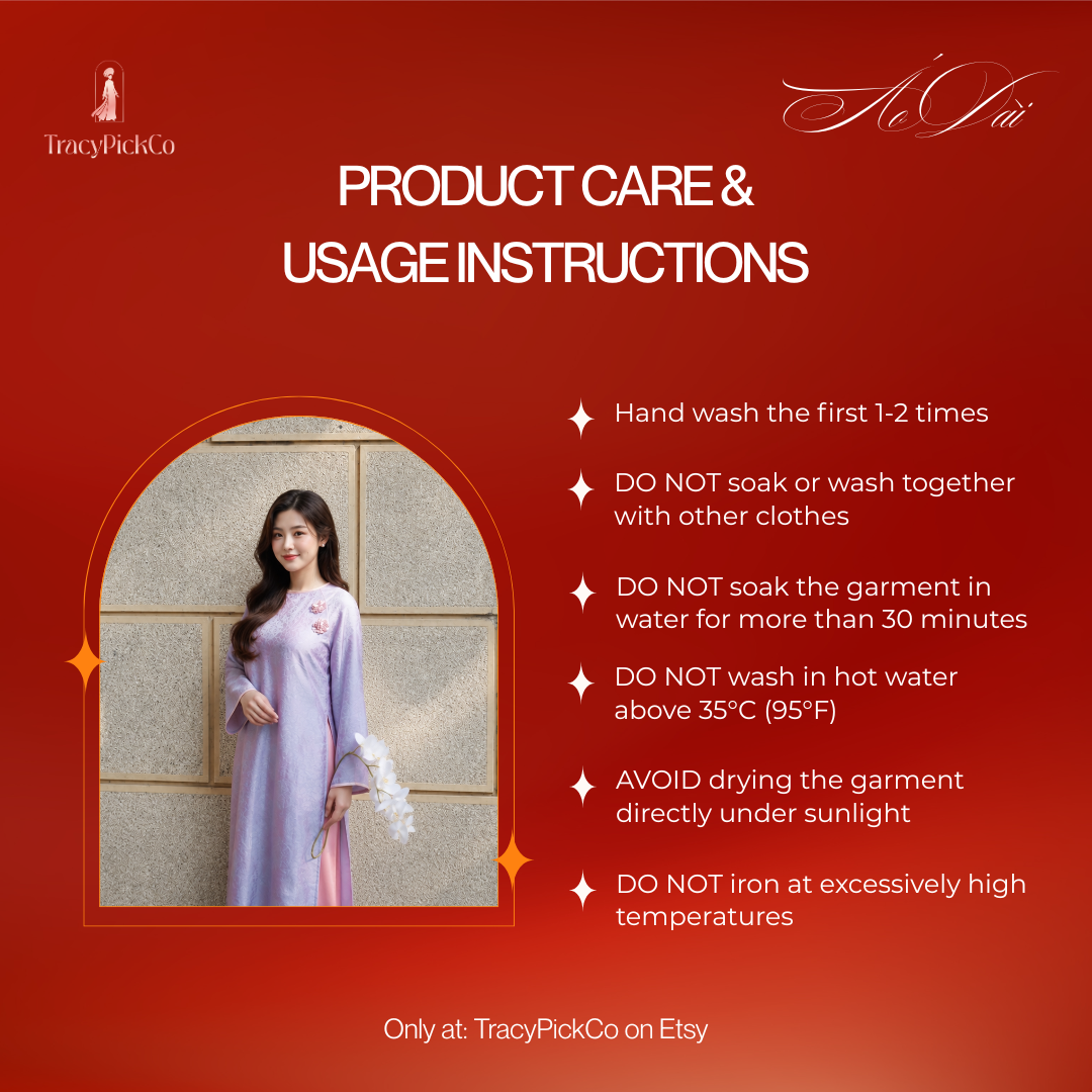 Purple Brocade Four-Panel Modern Ao Dai