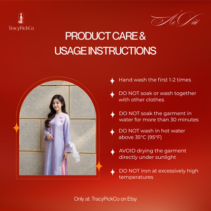 Purple Brocade Four-Panel Modern Ao Dai
