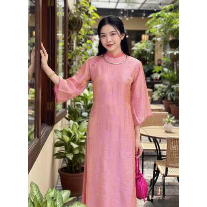 Modern Shimmer Silk Ao Dai for Women