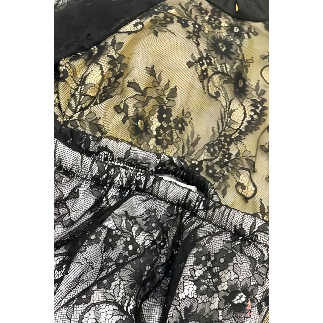 Modern Lace Ao Dai Women Elegant Mandarin Collar