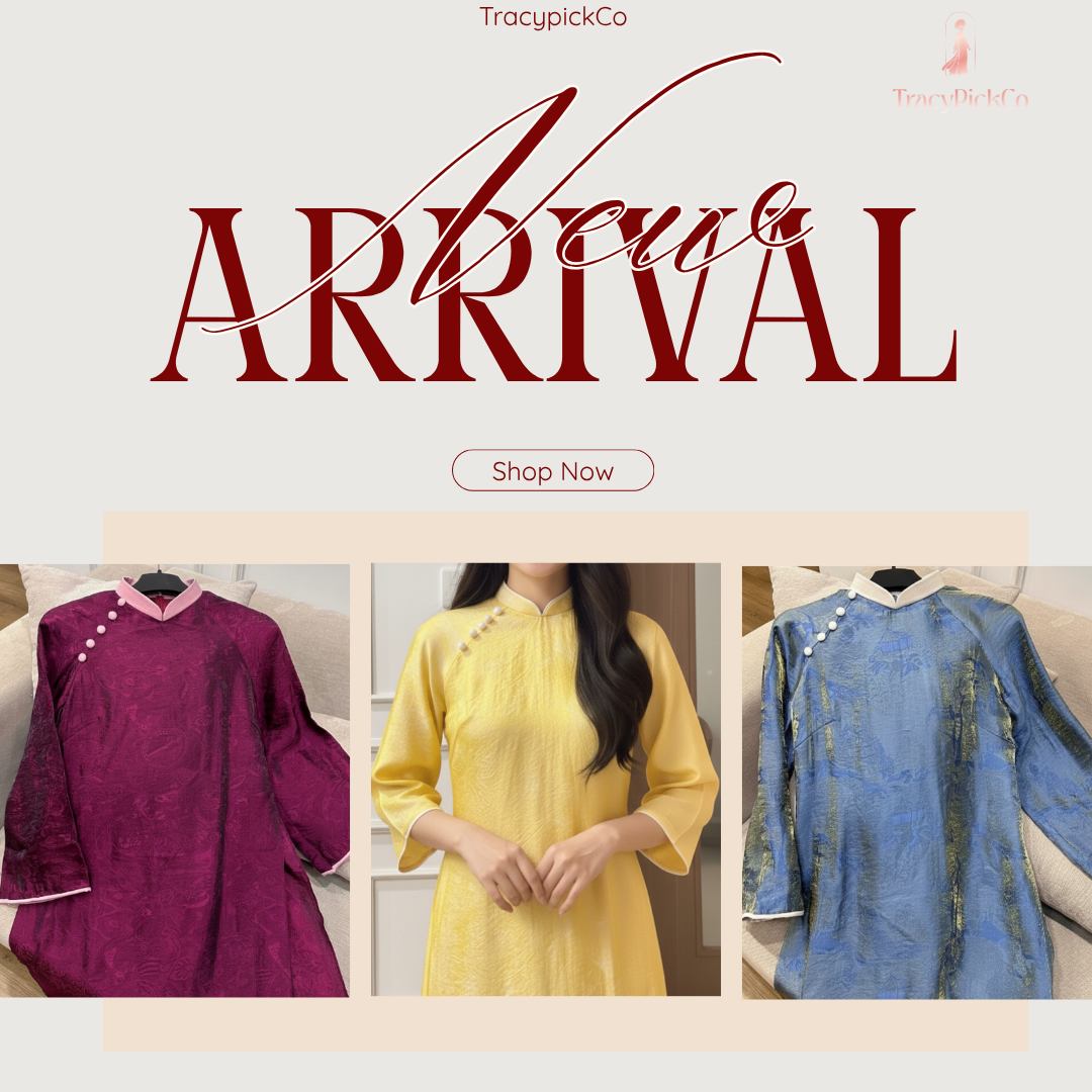 Modern Shimmer Silk Ao Dai for Women